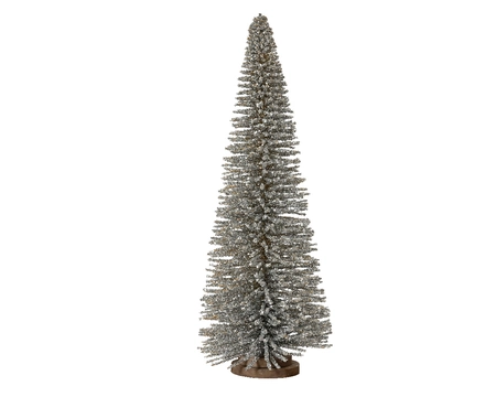 Kerstboompje Glitter Champagne 60cm
