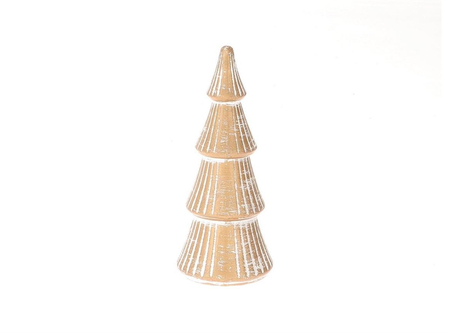 Kerstboompje Goud-Wit 23,5cm