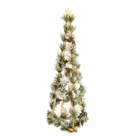 Kerstboompje Hout 40 LED 84cm