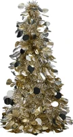 Kerstboompje Lametta Champagne 46cm