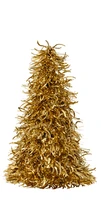 Kerstboompje Lametta lichtgoud 25cm