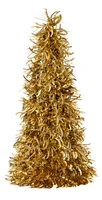 Kerstboompje Lametta lichtgoud 30cm