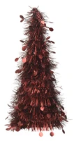 Kerstboompje Lametta Ossenbloed Rood 30cm