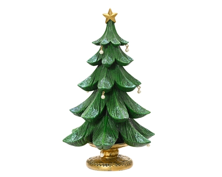 Kerstboompje Parels Polystone Groen 24cm