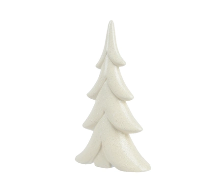 Kerstboompje Terracotta Wit 22,9cm