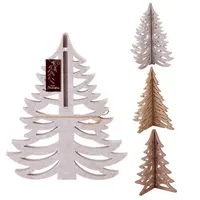 Kerstboompje Vilt 30cm Assorti 1st