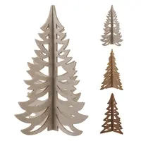 Kerstboompje Vilt 60cm Assorti 1st