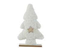 Kerstboompje Wit Polyester 38cm