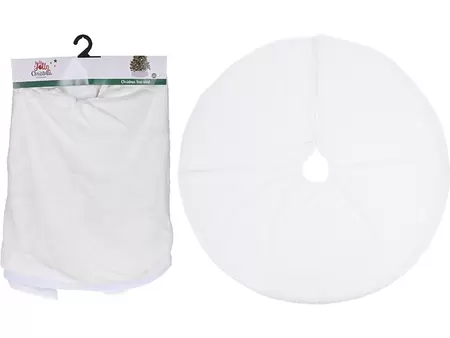 Kerstboomrok Ø120cm Wit