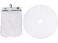Kerstboomrok Ø120cm Wit