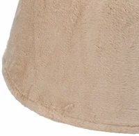Kerstboomrok Faux Fur Beige Ø55cm