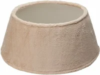 Kerstboomrok Faux Fur Beige Ø55cm