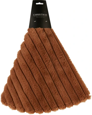 Kerstboomrok Kunstbont Ø90cm Bruin