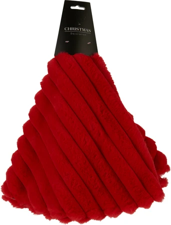 Kerstboomrok Kunstbont Ø90cm Rood
