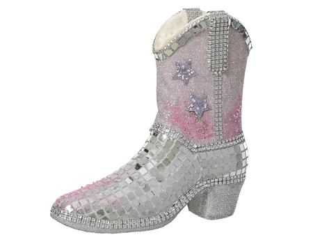 Kerstdecoratie Cowboylaars Foam 26cm