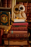 Kerstfiguur Boek met LED Blauw 22cm