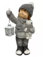 Beeld Meisje met Lantaarn 52cm