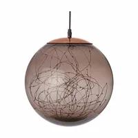 Kersthanger Lichtbol 125 LED Smokey Ø25cm