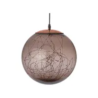 Kersthanger Lichtbol 80 LED Smokey Ø18cm
