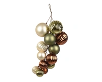 Kersthanger Trosmix Plastic Groen Multicolor 52cm