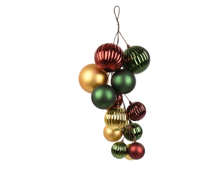 Kersthanger Trosmix Plastic Multicolor 52cm