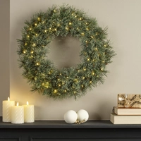 Kerstkrans Cashmere 80 LED Ø63cm