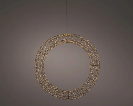 Kerstkrans Metaal 1800 LED Ø116cm