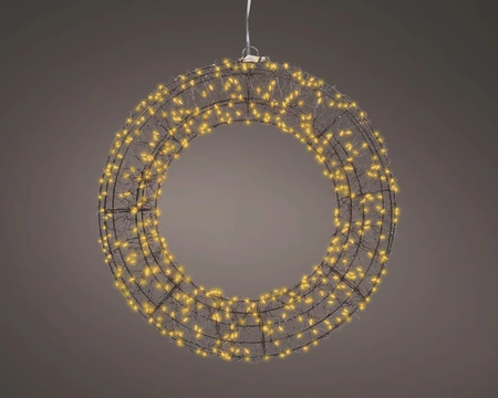 Kerstkrans Metaal 500 LED Ø38cm