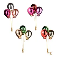 Kerstornament Ballonnen op Clip 13cm Assorti 1st