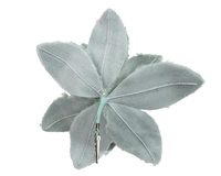 Kerstornament Bloem Clip Kunstbont Salie Groen Ø28cm
