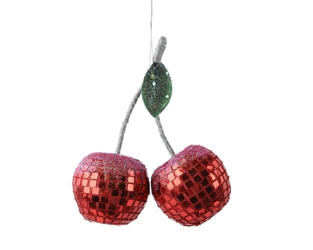 Kerstornament Disco Kersen Foam 1st