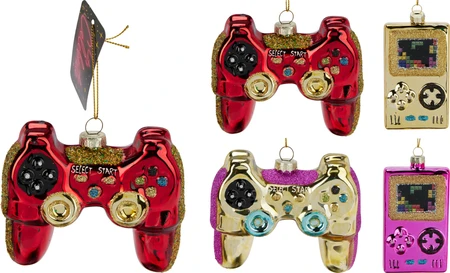 Kerstornament Games 11cm Assorti 1st