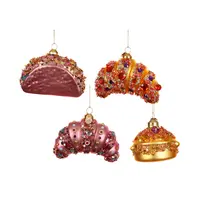 Kerstornament Glitter Food Assorti 1st