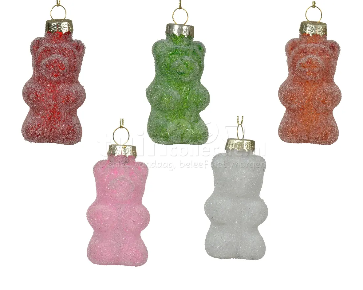Kerstornament Gummybear Multicolor Assorti 1st