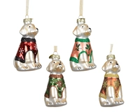 Kerstornament Hond Kersttrui 1st