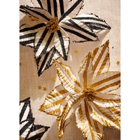Kerstornament Kerstster Clip Stripes Ø27cm Assorti 1st