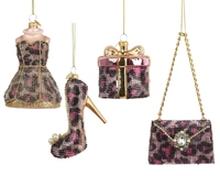Kerstornament Leopard Fashion 10,7cm Assorti 1st