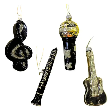 Kerstornament Muziek 11cm Assorti 1st