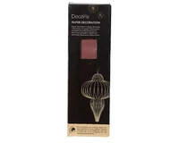 Kerstornament Papieren Pegel 20cm Maroon