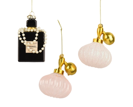 Kerstornament Parfumfles 10,5cm Assorti 1st