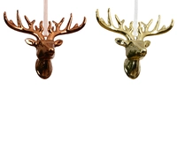 Kerstornament Rendier Plastic Assorti 1st