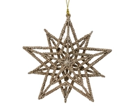 Kerstornament Sneeuwvlok Goud Ø13cm