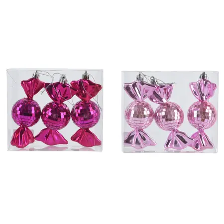 Kerstornament Snoep Foam Assorti 3st