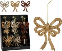 Kerstornament Strik 13cm Assorti 1st