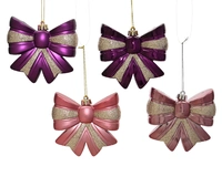 Kerstornament Strik Plastic Assorti 1st
