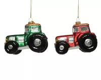 Kerst Ornament Tractor Assorti