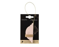 Kerstornament Ui Papier 8cm Roze