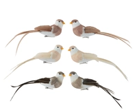 Kerstornament Vogel Clip Assorti 2st