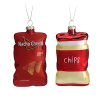 Kerstornament Zakje Chips Assorti 1st
