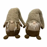 Kerstpop Gnoom Bruin 80cm